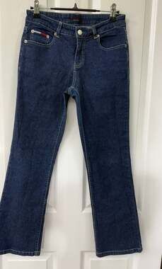 Tommy jeans vintage size 3 dark denim ankle 28 jeans y2k